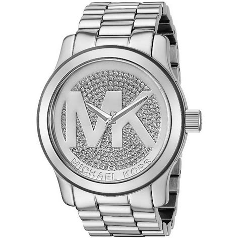 michael kors mk 5544 damen damenuhr edelstahl kristall|Michael Kors Runway Damenuhr .